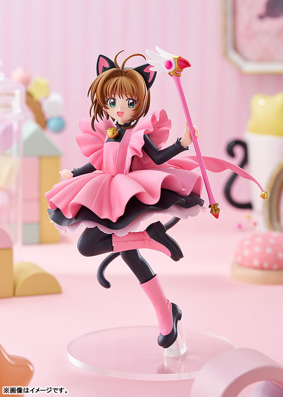 POP UP PARADE 百變小櫻  古羅咭編 木之本櫻 黑貓風戰鬥服Ver. L size《０２月予約》