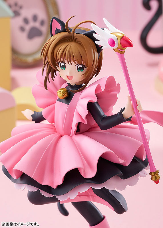 POP UP PARADE 百變小櫻  古羅咭編 木之本櫻 黑貓風戰鬥服Ver. L size《０２月予約》